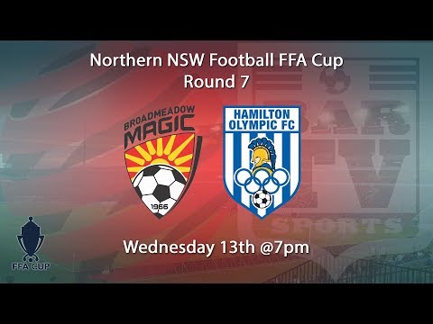 2018 NNSWF FFA Cup Round 7 -Broadmeadow Magic v Hamilton Olympic