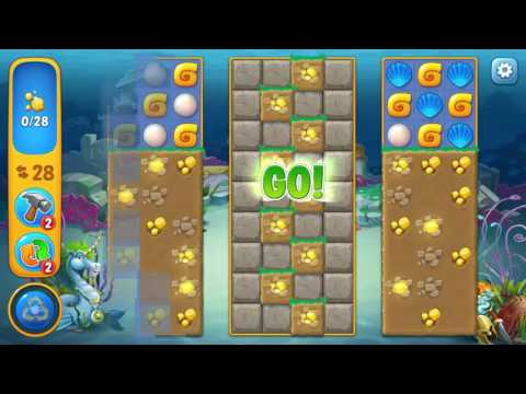 Fishdom level 73 Gameplay (iOS Android)