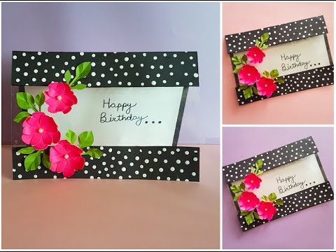 Beautiful Handmade Birthday Card Idea / DIY Greeting Cards for Birthday