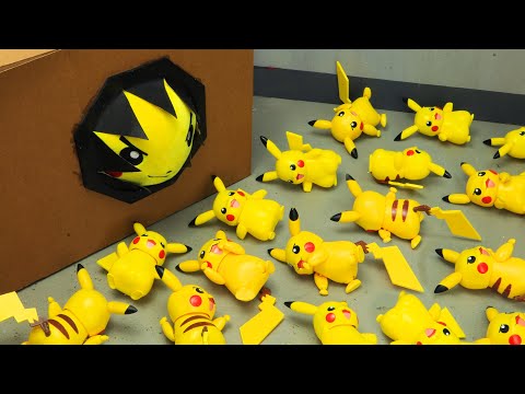 Pokemon City Pikachu Prison Break Figure Stop Motion
