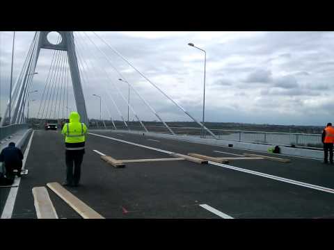 Dynamic test @ 40km/h - Agigea Stay Cable Bridge Romania