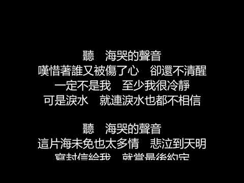 張惠妹 - 聽海(歌詞版)