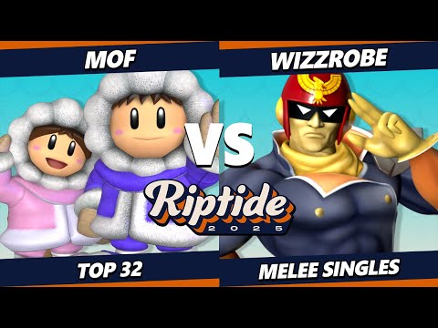 Riptide 2025 - MOF (Ice Climbers) Vs. Wizzrobe (Captain Falcon) Smash Melee - SSBM