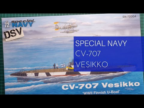 Special NAVY 1/72 CV-707 Vesikko (SN72004) Review