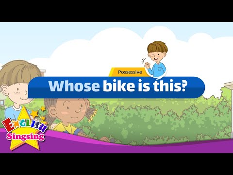 [Possessive] Whose bike is this? - Easy Dialogue - Role Play