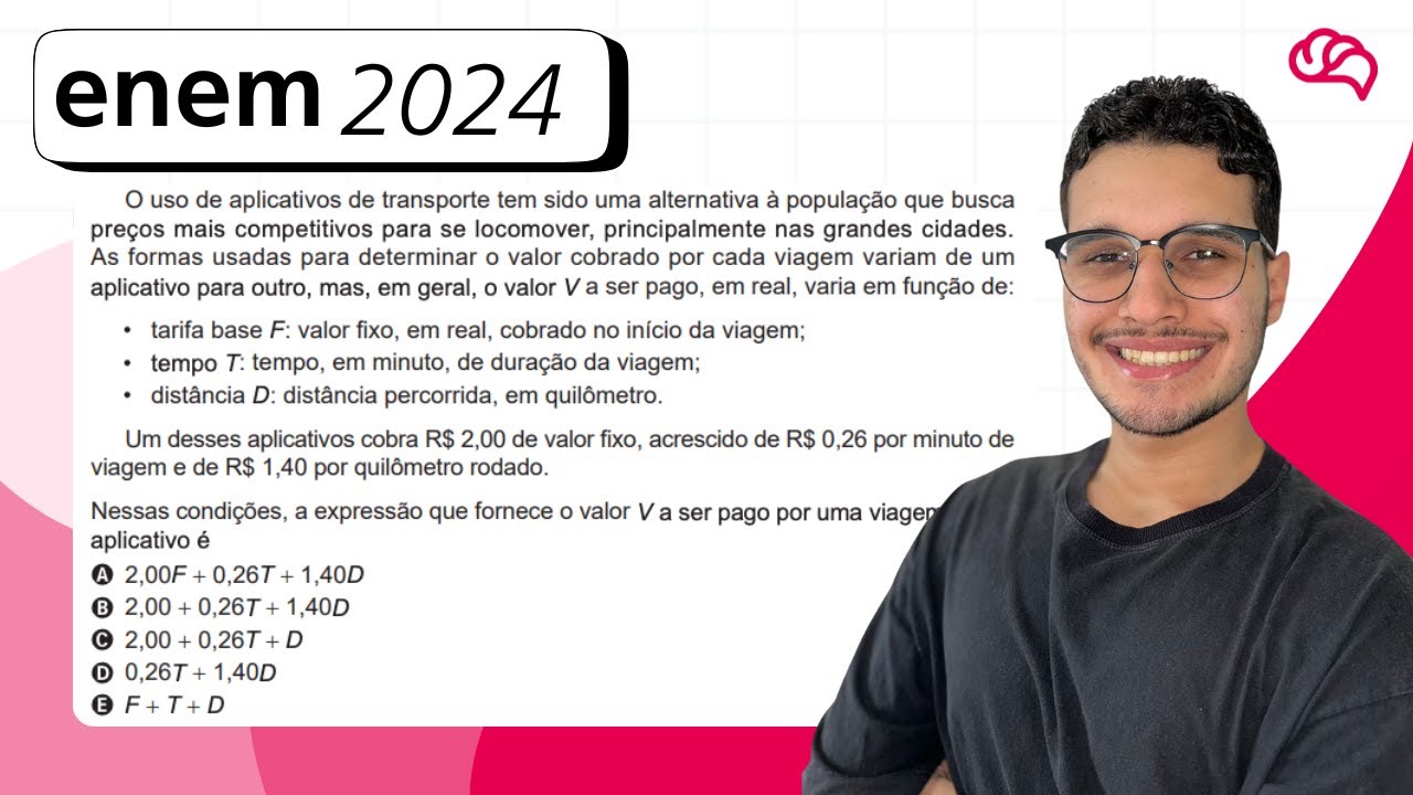 Resolução em Vídeo — Questão 156 ENEM 2024