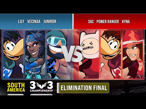 [PT/BR] Lily, VecinaA & juniror VS SAC, Power Ranger & Kyna - Elimination Final - 3v3