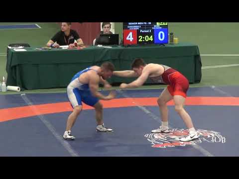 2019 Sr CAN Championship FS86kg Alex Moore (Concordia) vs Alex Brown (NCWC)