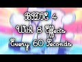 BFDIE 4 With 8 Effects Every 60 Seconds