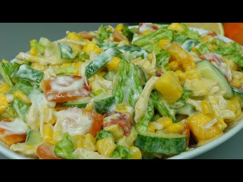 Easy and Healthy Salad Recipe! The best Salad i've ever tasted!