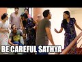 Be Careful Sathya Sakash Romance Scene Best Of Deivamagal