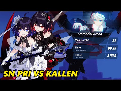 [EX MA] Kallen Vs SN PRI 31520 (SN DK SA) | Honkai Impact 3