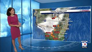 Everglades wildfire smoke to move north, away from metro area