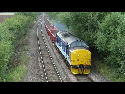 DRS Regional Railways 37425 ERUPTS through Arleston on 6D95, 25/08/21.