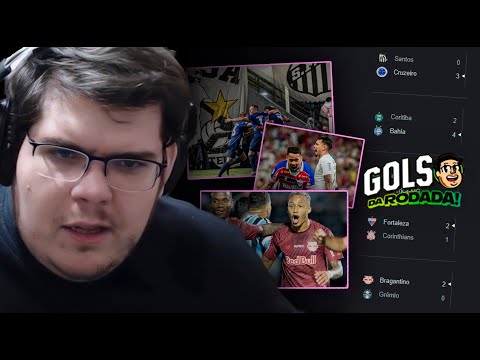 CASIMIRO REAGE: GOLS DO BRASILEIRÃO SÉRIE A 2023 - DIA 14/09 - RODADA 23 | Cortes do Casimito