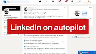 Run this simple LINKEDIN BOT to post ENDLESS CONTENT to your network