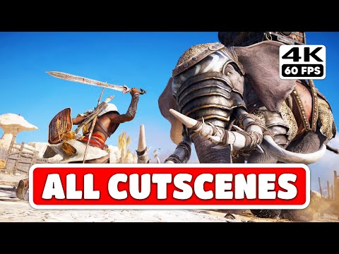 ASSASSIN'S CREED ORIGINS: THE HIDDEN ONES DLC - Full Movie - All Cutscenes  4K
