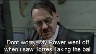 Hitler's reaction to Fernando Torres's Miss Vs Man Utd