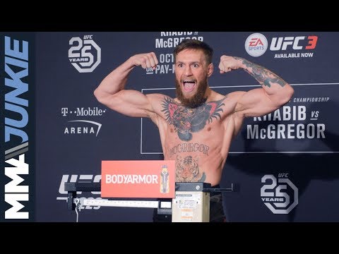 UFC 229 official weigh in highlight