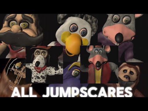 All jumpscares for night shift at Chuck E. Cheese 2