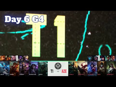 T1 vs AZE - Day 6 LoL MSI 2022 Group Stage | T1 vs Team Aze full game