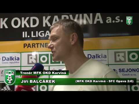 Sezóna 2009/2010 26. kolo - MFK OKD Karviná vs. SFC Opava 2:0 (0:0) - Trenér Balcárek