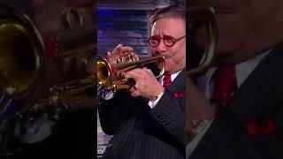 Arturo Sandoval Challenges Stephen Colbert in a Trumpet duel #shorts