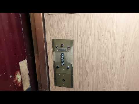 Vintage Otis Swing Door Traction Elevator at Hotel Denver, Glenwood Springs, CO