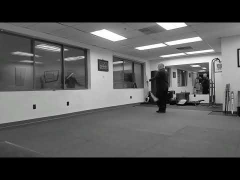 Tai Chi sword practice in Stoneham MA