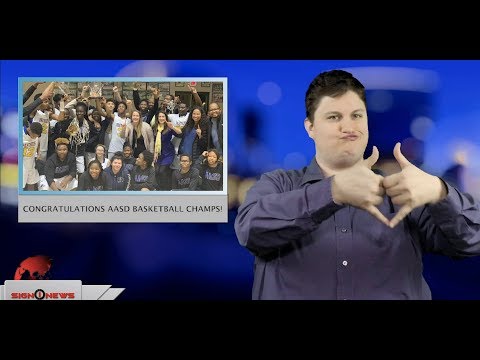 Congratulations AASD basketball champs! (ASL - 2.15.19)