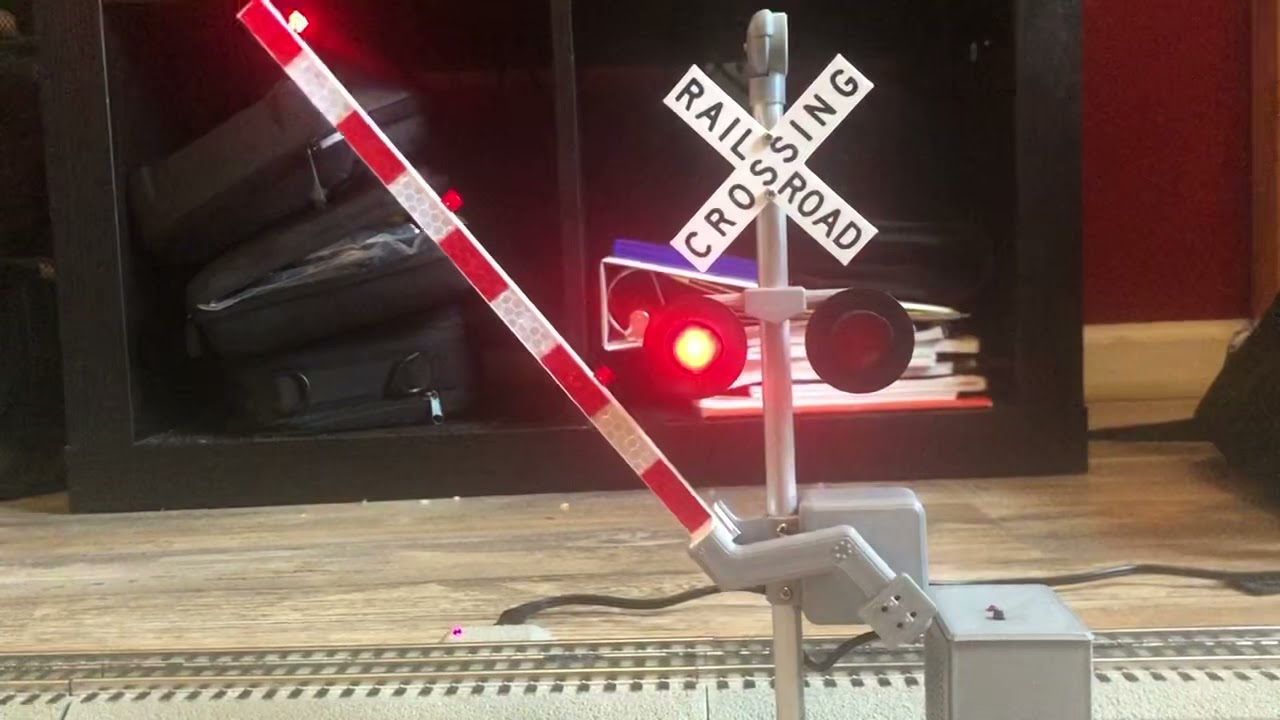Watch video My railroad crossing gate toy with trains (free to use) Now My railroad crossing gate toy with trains (free to use)