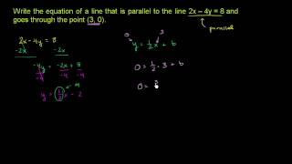 Parallel Line Equation