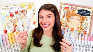 Japanese Coloring Books & Stationery Haul 📚 (Markers, Stickers & More!)