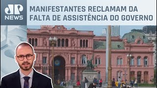 Argentina tem novos protestos contra Milei nesta segunda; Fabrizio Neitzke comenta