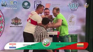 Viktorio Sovic vs Irmantas Gailius | Up to 100 kg | XLVI WORLD ARMWRESTLING CHAMPIONSHIP | 2025