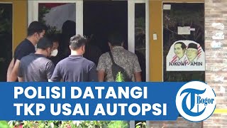 Setelah Autopsi Ulang Puluhan Polisi Berpakaian Preman Datangi TKP Perampasan Nyawa Ibu dan Anak
