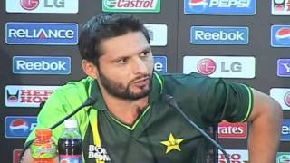 Press Meet of Shahid Afridi 