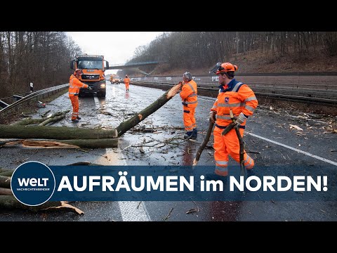 STURM SABINE:  Orkantief wendet sich Süddeutschland zu