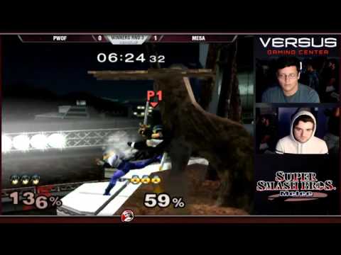 VS Weekly 4/24/16 -  Winners R3 - Pwof (Marth) vs1 Mesa (Sheik) - Melee