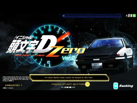 Initial D Arcade Stage Zero Ver.2 Gameplay Teknoparrot (1.0.0.546)