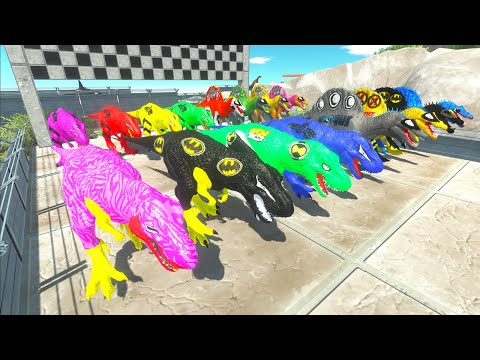 Dc Race Championship Hunting Found Jurassic World Ev Trex Hero Vs Monolophosaurus