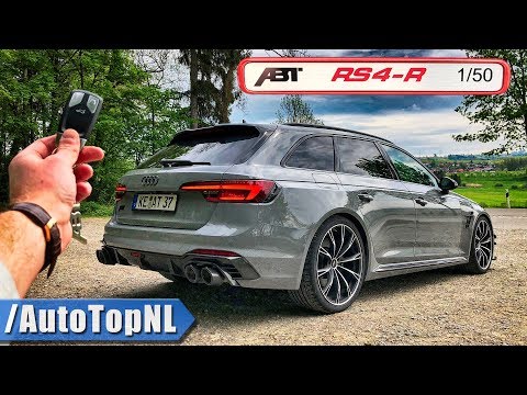 ABT Audi RS4 R 530HP REVIEW POV on AUTOBAHN & ROAD by AutoTopNL