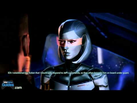 Mass Effect 3 Gameplay Xbox 360 - Part 10 - Normandy: EDI's New Bod, Admiral Hackett