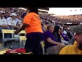 LSU Vs OLE MISS Crazy Vendor Lady Plays A Mean Tambourine