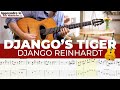 Django's Tiger version Django Reinhardt - Solo et tablature (Gyspy jazz free tab)