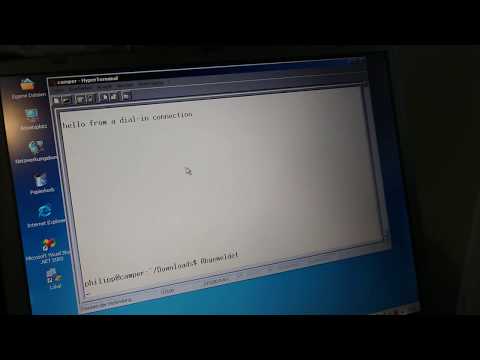 Linux 56k modem dial-in server