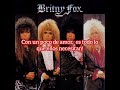 Britny Fox - Save The Weak (Sub Español) 1988