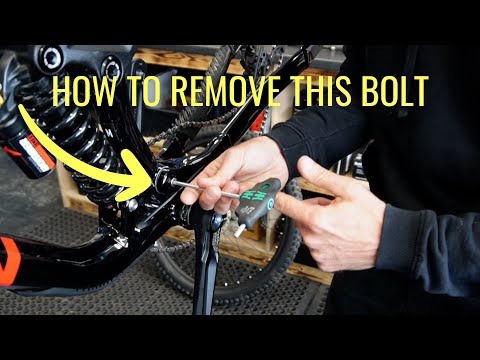 How to remove the main pivot bolt on a Marin