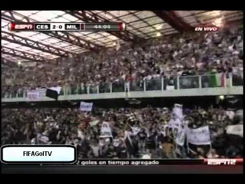 Cesena vs Milan 2-0 Calcio Serie A italiana Jornada 2