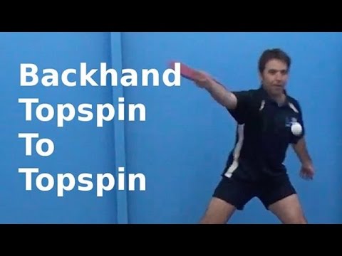 Backhand Topspin to Topspin | Table Tennis | PingSkills thumbnail